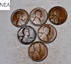 (6) 1917-D Lincoln Wheat Cent Set/Lot ~ Very Fine VF ~ 6 Coins (ZWL45)
