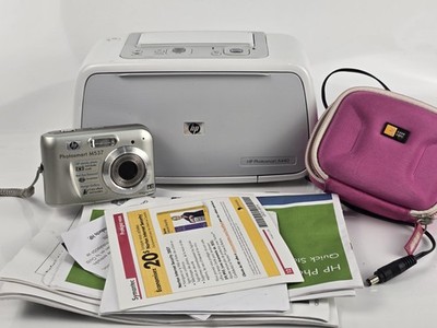 HP Photosmart A440 Printer Dock w/ M537 6MP Camera Case