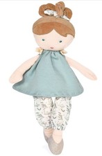 DOUDOU ET COMPAGNIE, Poupée en coton bio - Les JoliFlores - Flore - 30cm, JJ6027
