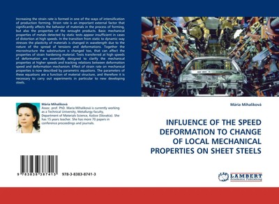 Mária Mihaliková | INFLUENCE OF THE SPEED DEFORMATION TO CHANGE OF LOCAL...