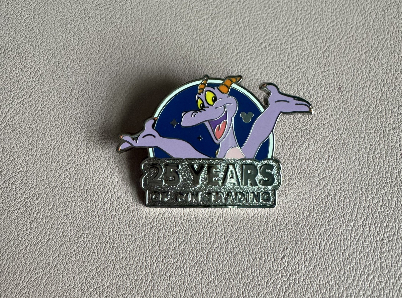 Disney Hidden Disney 2025 WDW Figment 25 Years of Pin Trading  CHASER PIN