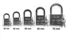 ALL SIZES HEAVY DUTY ANTI RUST PADLOCK SECURITY SHACKLE LOCK H-QUALITY STEEL