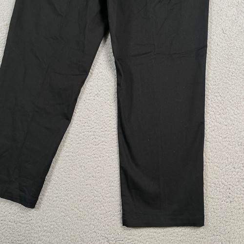 Izod Pants Men's 34x29 Perform X Black Flat Front Stretch Wrinkle Free Basix NEW - 第 15/19 張圖片