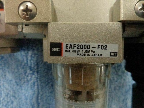 SMC EAF2000-F02 Regler mit Sprache 0-140 PSI, 0-10 Bar, EAF2000-F02 Filter, EVHS2 - Bild 3 von 4