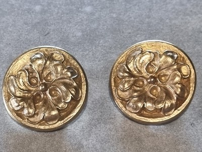 Paire De Boucles D'oreilles Vintage Jacques Esterel Paris - Couture Française, Parfait état