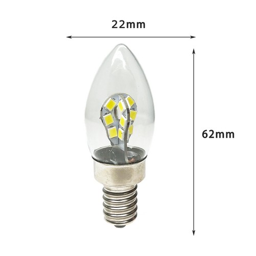 Mini E12 E14 E17 B22 LED Light Bulbs SMD Filament Fridge Oven Microwave Lamp - Picture 30 of 65