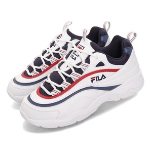 Fila Ray White Navy Red Men Women Unisex Casual Lifestyle Daddy