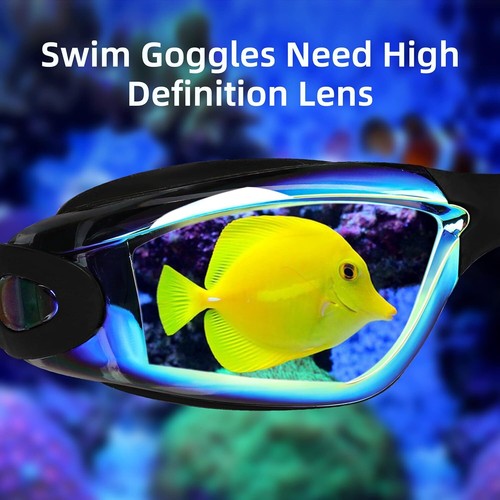 2 Pack Swim Goggles for Adult Youth Soft Silicone Gasket Anti-Fog Pool Goggle - Picture 9 of 14