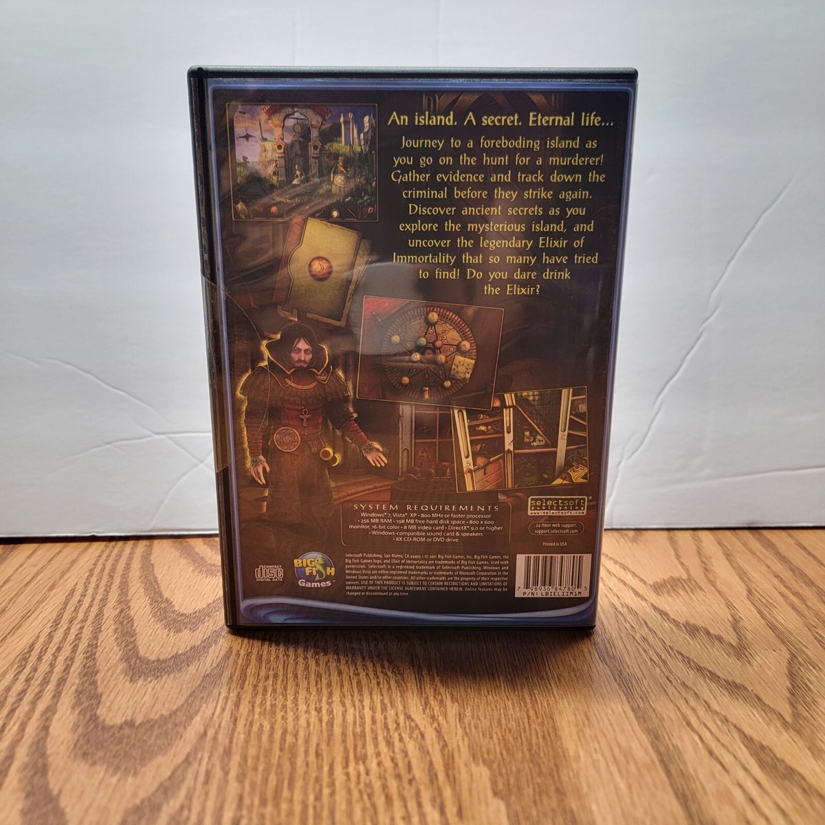Elixir Of Immortality Hidden Object Adventure Pc Game Big Fish CD 