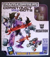 TRANSFORMERS CONSTRUCT-BOTS ELITE CLASS DECEPTICON MEGATRON TANK HASBRO MIB COOL