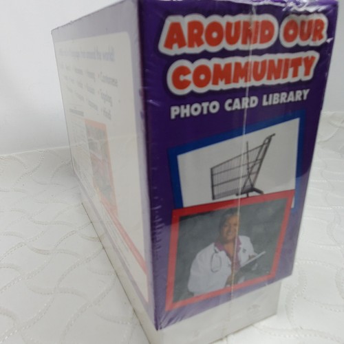 Lakeshore Around Our Community Photo Card Library DD522 English Language Learnin - Picture 4 of 5