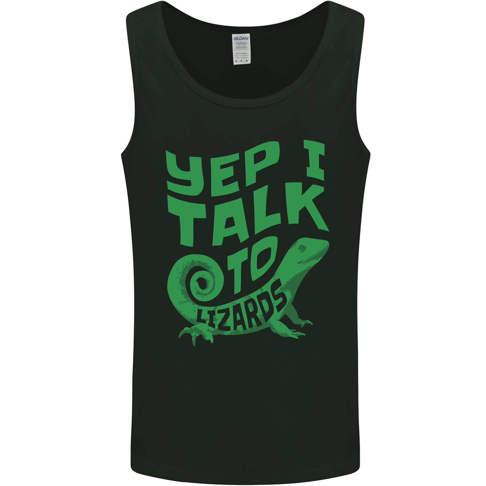 I Talk To Lizards Chameleons Bearded Dragons Mens Vest Tank Top