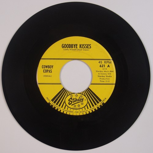 COWBOY COPAS Goodbye Kisses / Gypsy Girl STARDAY Honky Tonk Country 45