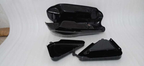 New Norton Commando Roadster Black Painted Petrol Tank+Side Panel - Foto 7 di 8