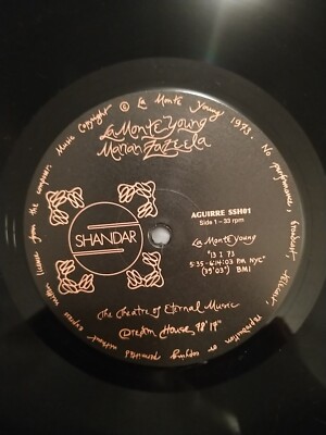 La Monte Young/Marian Zazeela - The Theatre Of Eternal Music