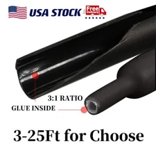 3:1 Adhesive Lined Wire Wrap Waterproof Marine Grade Heat Shrink Tubing US