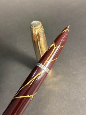 #ad Parker 51 Fountain Pen Kintsugi amp; handcrafted cap Limited Edition $400.00