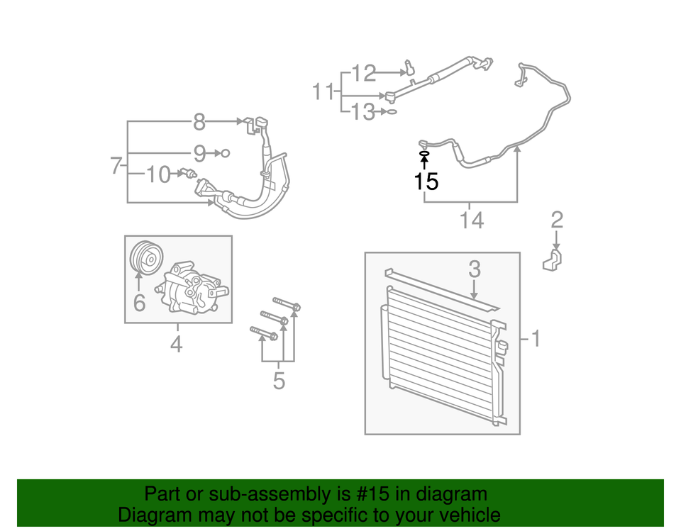 Genuine GM 3/4 in Heater Core Tube Seal 52474375 eBay