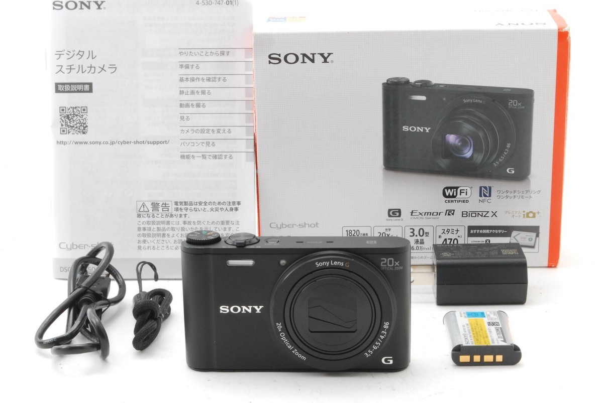 MINT W/BOX] SONY Cyber-shot DSC-WX350 18.2 MP Digital Camera