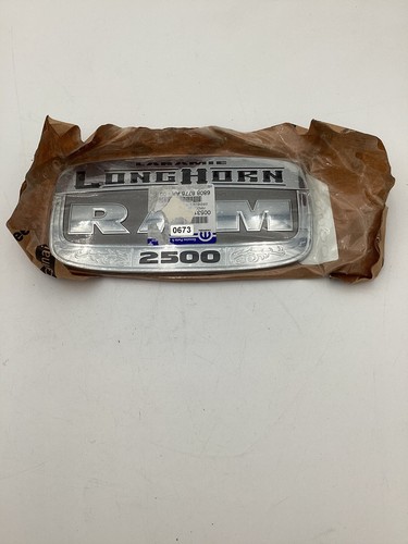 OEM NEW 2011-18 Mopar Laramie Longhorn 2500 Front Door Nameplate Right 68088778A - Bild 2 von 4