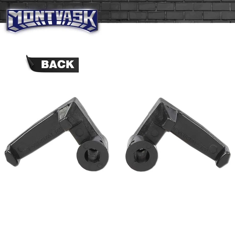 Fit For 80-96 Ford F-150 F-250 F-350 Bronco Black Vent Window Handle Lock Foto 3 de 4