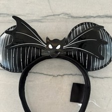 Disney Parks Headband Jack Mickey Bat Ears The Nightmare Before Christmas EUC