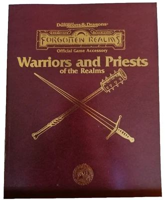 AD&D Warriors and Priests of the Realms 2nd, Advanced Dungeons 1996 TSR 9509 - Bild 1 von 3
