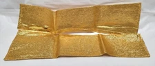 Shimmering Gold Metallic 18" Fingerless Gloves For Evening, Formals Parties