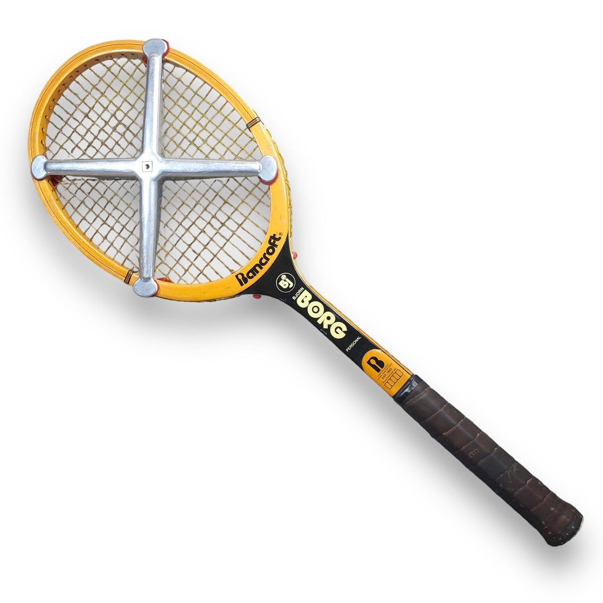 VINTAGE Personal BJORN BORG BANCROFT Wood Tournament Play Tennis