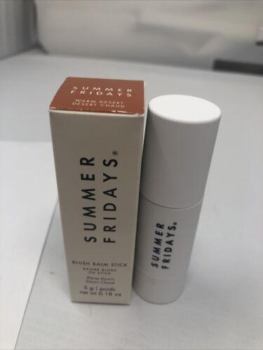Summer Fridays Blush Balm Stick *Warm Desert* BNIB AUTHENTIC