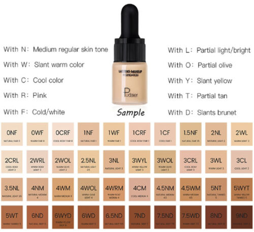 New Small Bottle Face Liquid Foundation Coverage Concealer Skin BB Cream York - Picture 2 of 40