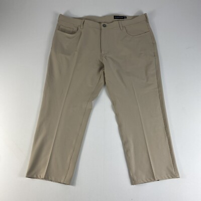 Dunning Golf Pants Chino Flat Front Straight Leg Size 40/25* Tan - Main Image