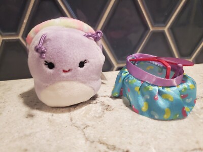 Squishmallows Squishville 2'' Swerl The Snail Plush From Birthday Bash