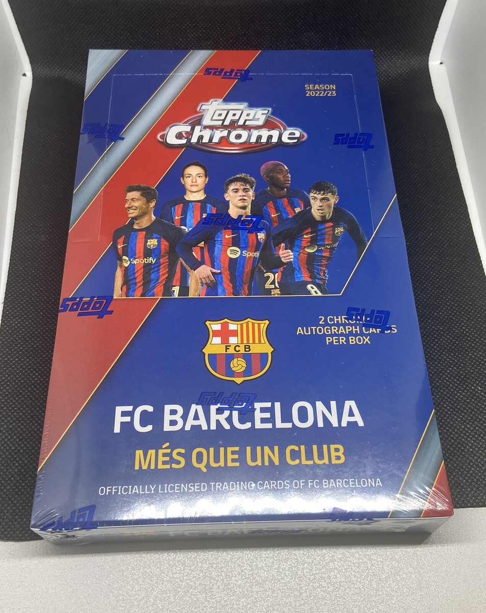 2022-23 Topps Chrome FC Barcelona Hobby Box Sealed Soccer | eBay 2022-23 Topps Chrome FC Barcelona Hobby Box Sealed Soccer | eBay