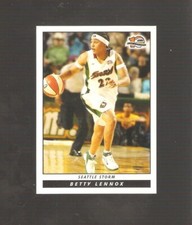 betty lennox  2006 wnba base card,lousiana tech storm #43