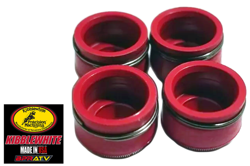 YFZ450 YFZ 450R Kibblewhite Tensilite TITANIUM Intake & Exhaust Valves RED Seals - Picture 17 of 24