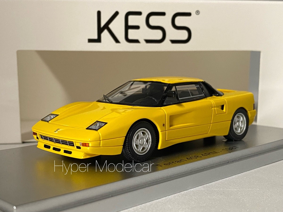柏*二様 1/43 フェラーリ　408　4RM 　1987　イエロー 柏*二様 1/43 フェラーリ 408 4RM 1987 イエロー
