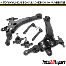 New 6x Control Arm & Tie Rod End & Ball Joint for Hyundai Sonata XG300 Kia Front