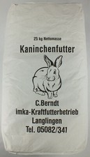 25kg Kaninchenfutter  Qualitätsfutter €,-94/kg Hasenfutter Kaninchenpellets