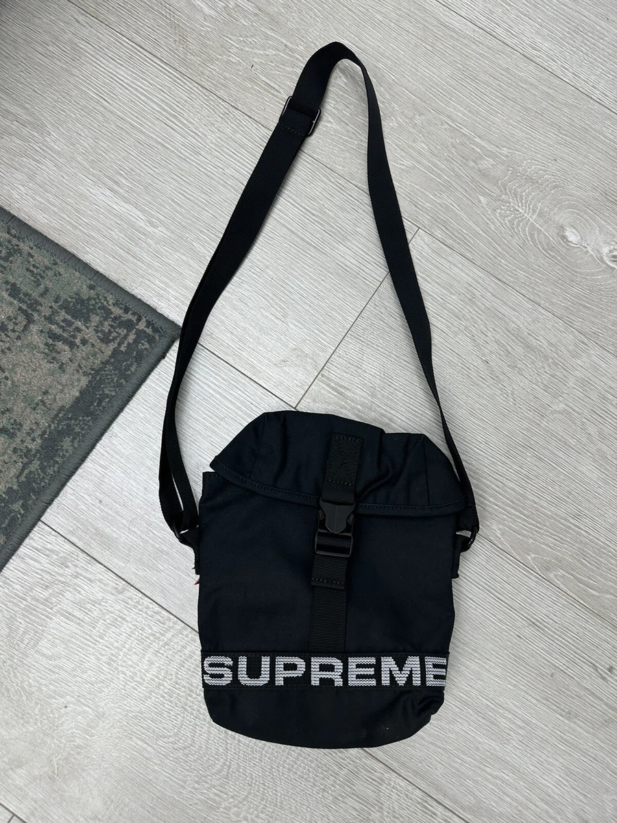 SUPREME Field Side Bag | Black | 100% Authentic | SS23 Shoulder Festival  Travel