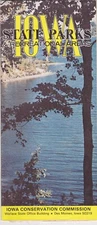 1970's Iowa State Parks and Recreational Areas Informational Brochure