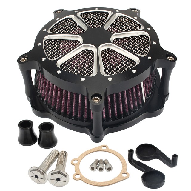 Contrast Cut Air Cleaner Filter Kit For Harley Sportster 883 1200 Iron
