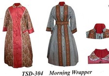 Civil War Style "MORNING WRAPPER" Timeless Stitches PATTERN TSB-304 Miss/Queen