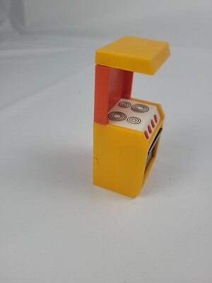 Vintage Fisher Price Range Stove Doll House Furniture Kitchen Hong