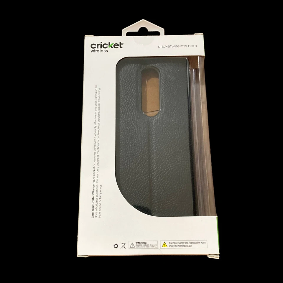 Alcatel Onyx Case Folio Wallet Cricket Credit Card/Kickstand - Image 3 of 3