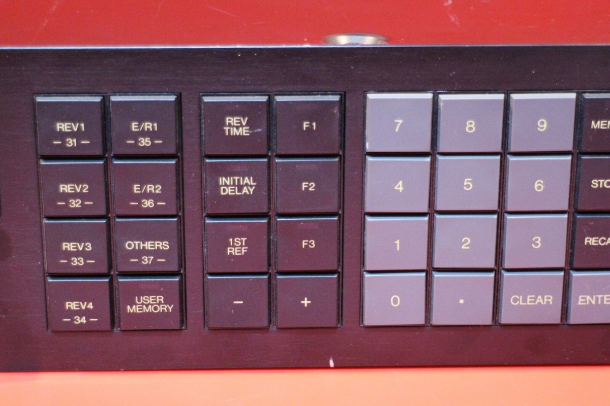 Vintage YAMAHA REV 7 Digital Reverb Reverbrator from Japan U1595