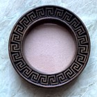 Greek Style Circle Ornament Round Photo Picture Frame Wall Mounted Decorative
