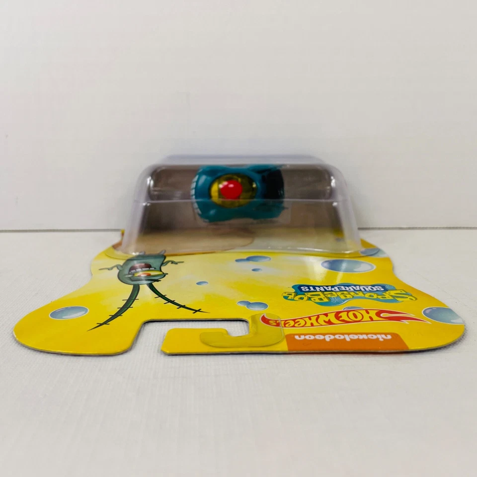 Hot Wheels SpongeBob SquarePants Lot of 4 Nickelodeon Spongebob Hot Rod Plankton - Image 4 of 4