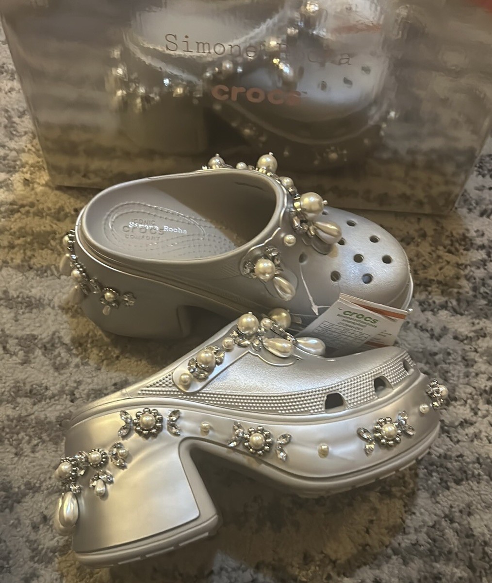 SIMONE ROCHA x Crocs Siren Spiked Clogs Men Size 5/Women SIMONE ROCHA x Crocs Siren Spiked Clogs Men Size 5/Women