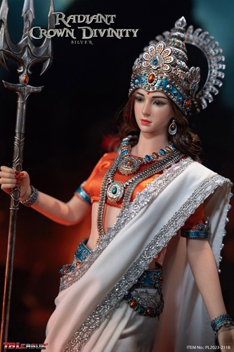 Escala 1/6 TBLeague PL2023-211B Corona Radiante Divinidad Diosa Parvati Plata - Imagen 14 de 16